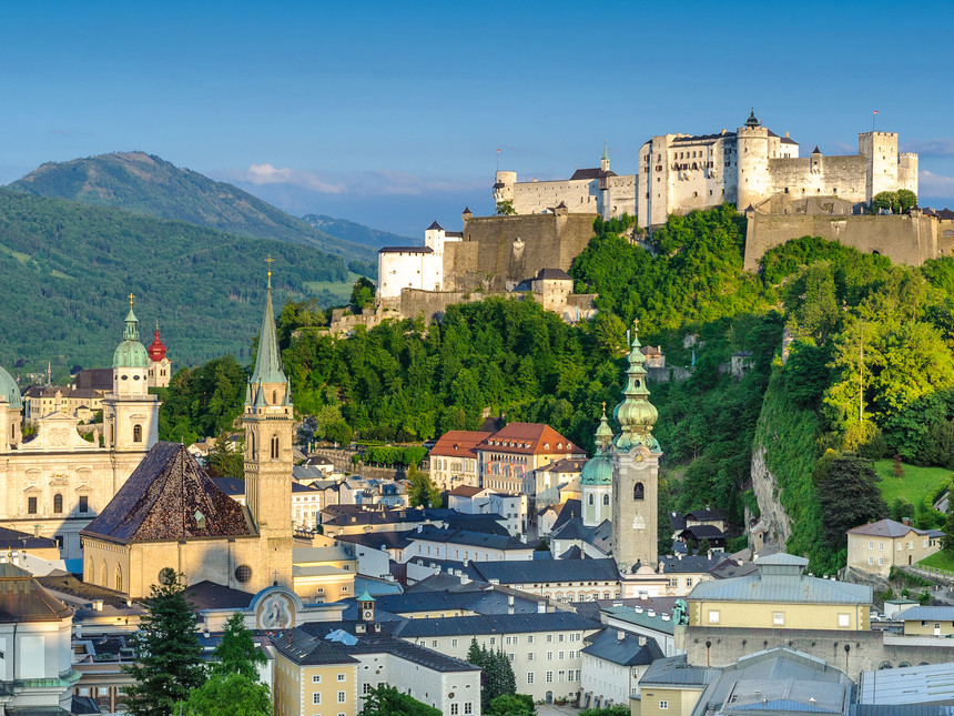 Fortress Hohensalzburg and the Old Town